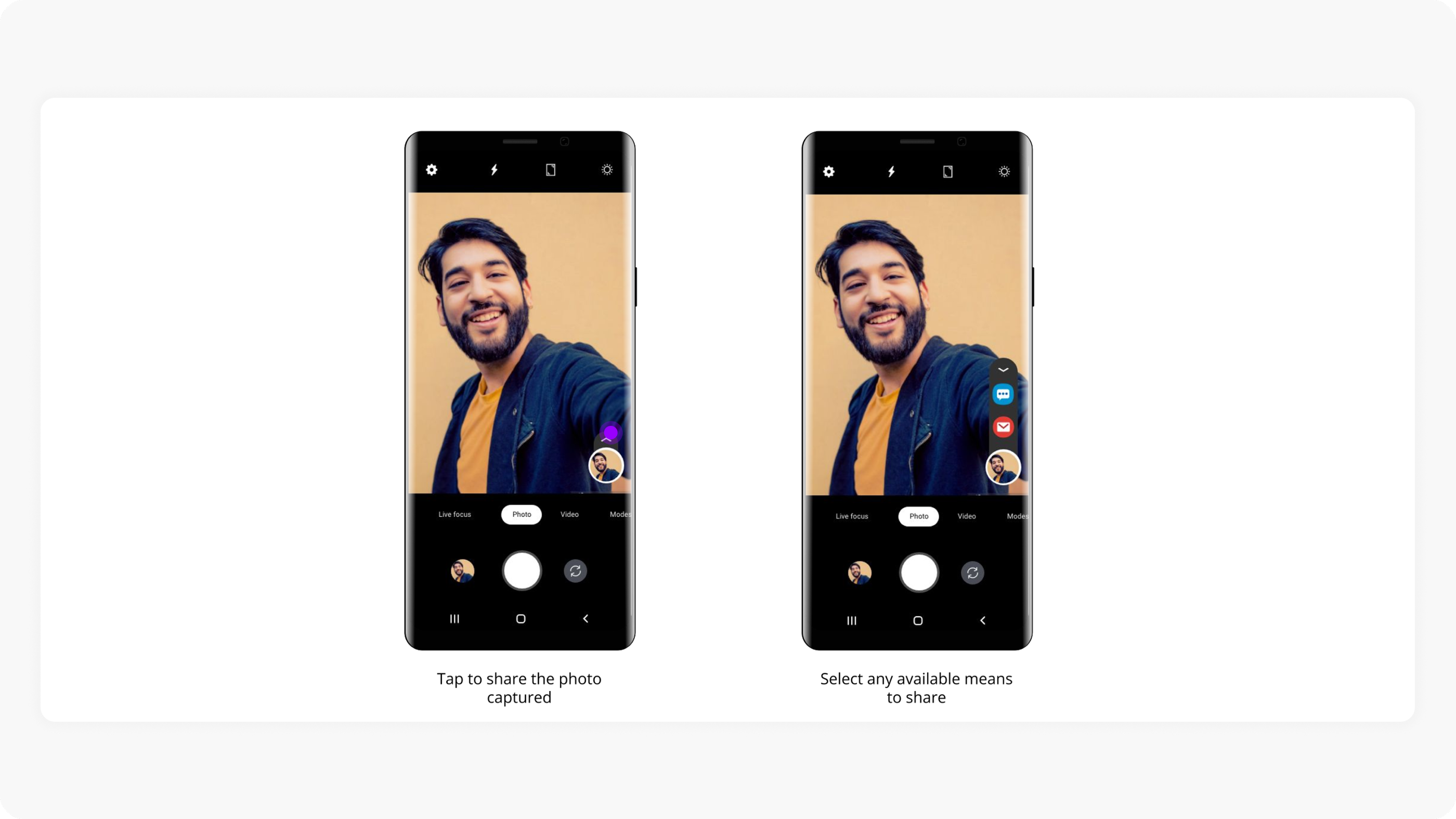 Instant Share flow