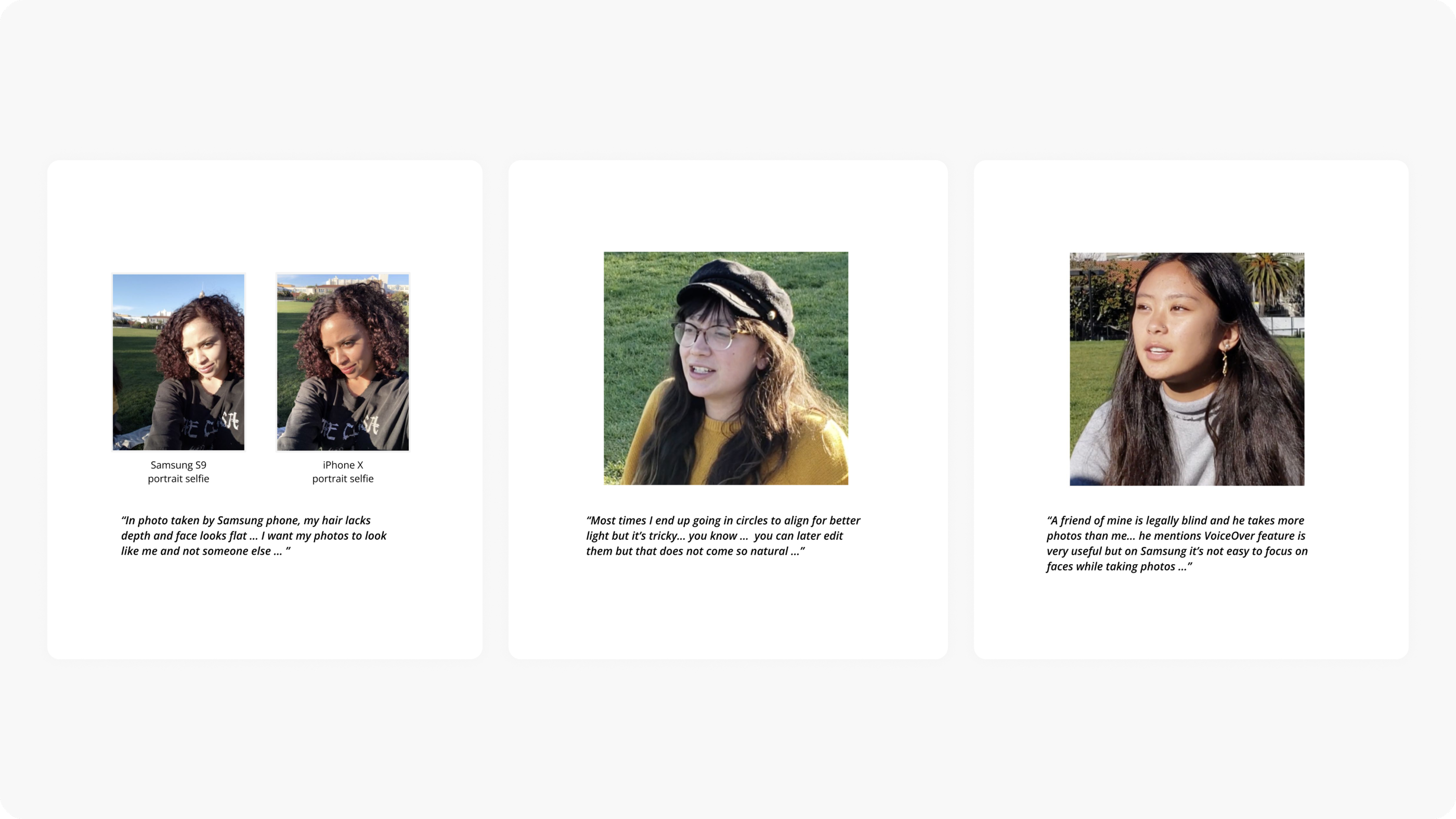 Research insights — user quotes