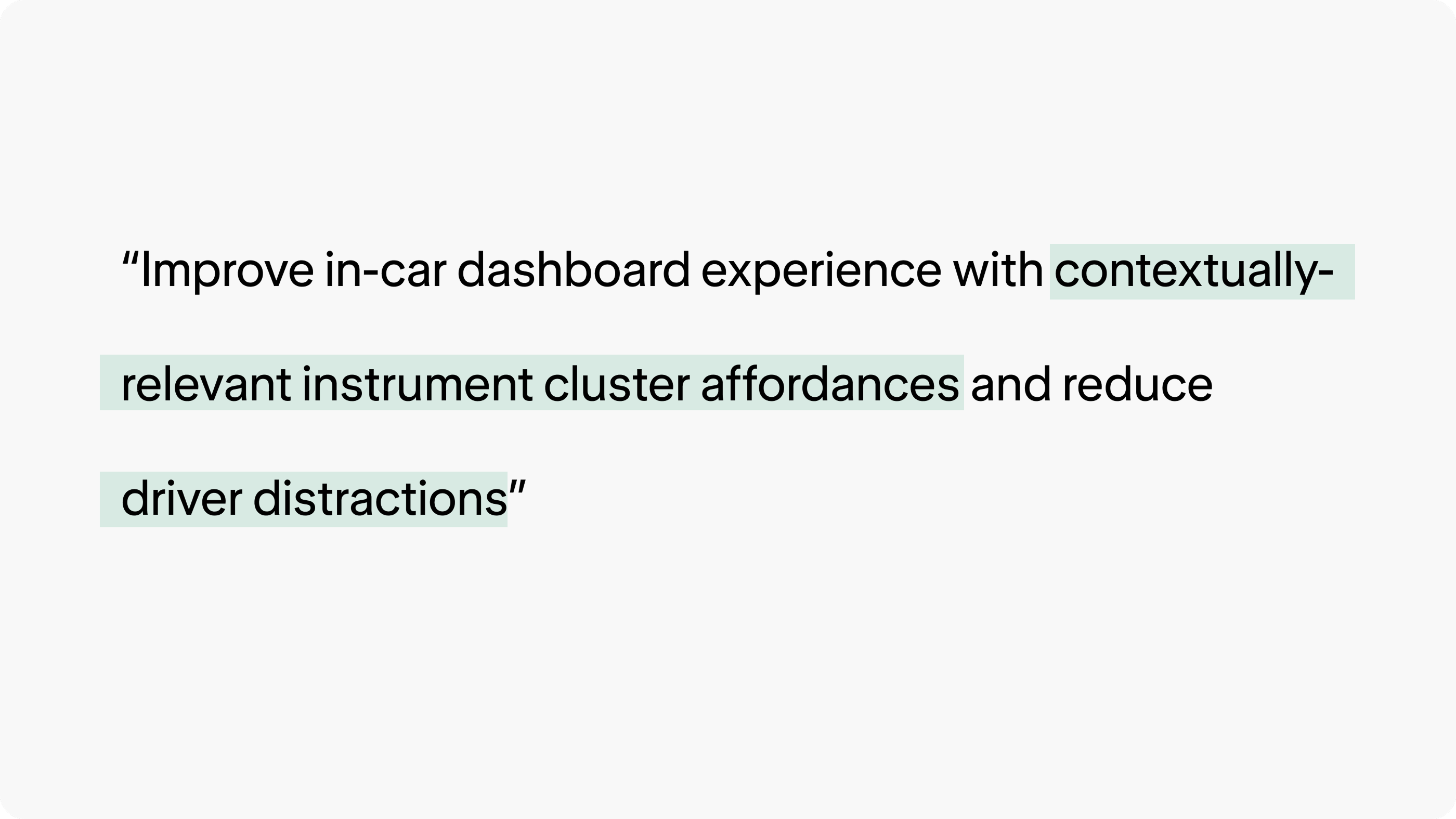 Problem statement